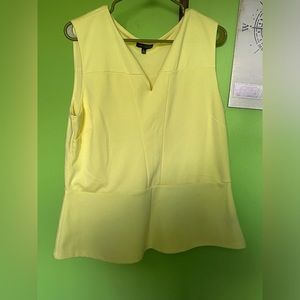 Yellow tank blouse